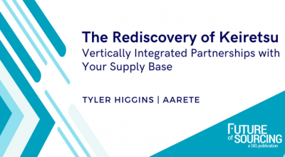 The Rediscovery of Keiretsu: Vertically Integrated Partnerships with Your Supply Base