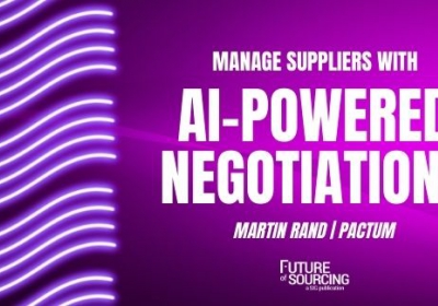 Learn how a new category of enterprise technology known as autonomous negotiations can be used to automate negotiations and mitigate supply chain, inflation and COVID-19 pressures.