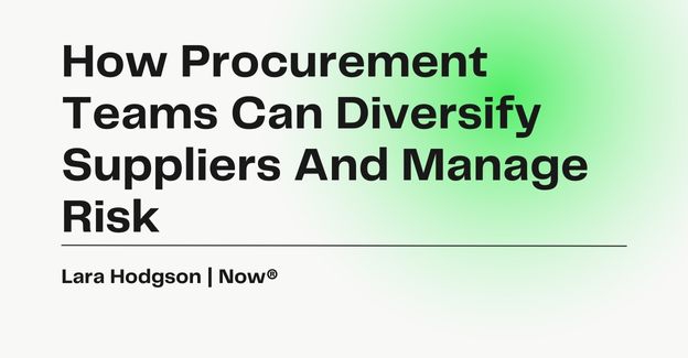 Procurement officers have an important role in helping minority-owned suppliers overcome barriers to accessing contracts through smart risk management policies.