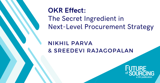 OKR Effect: The Secret Ingredient in Next-Level Procurement Strategy