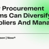 Procurement officers have an important role in helping minority-owned suppliers overcome barriers to accessing contracts through smart risk management policies.